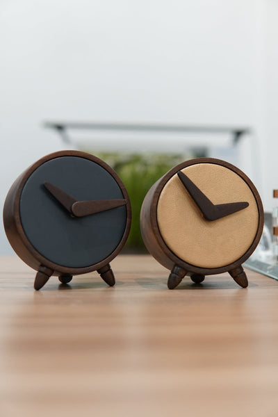Small Wooden Table Clock