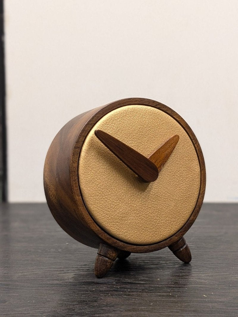 Small Wooden Table Clock